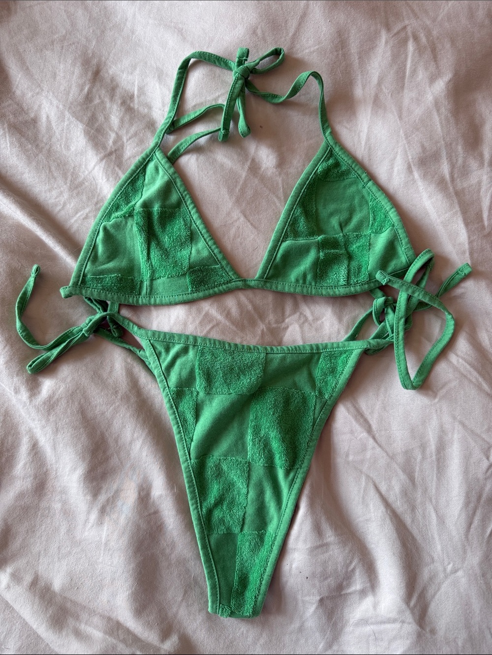 Nasty Gal Cotton Terry Bikini